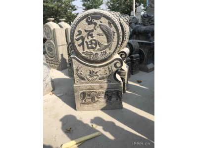 仿古石雕门墩图2