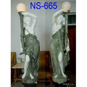 欧式雕塑-人物石灯
