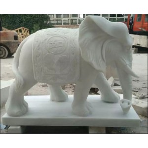 DW-1007_动物雕刻_石雕大象
