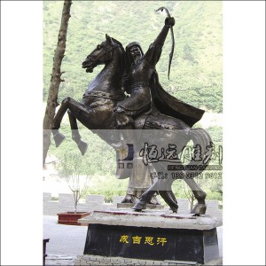 铜雕人物-成吉思汗-HYTD-1005