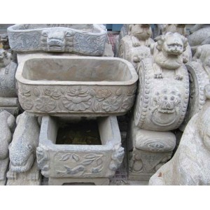 仿古石雕-3003-水缸-水槽