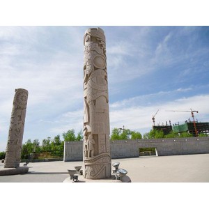 石雕文化柱-1005
