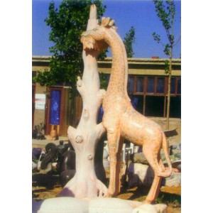 石雕长颈鹿-1001