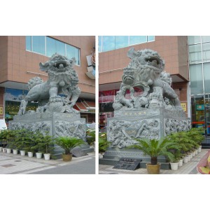 东方石狮子-001-石雕-顺儒雕塑