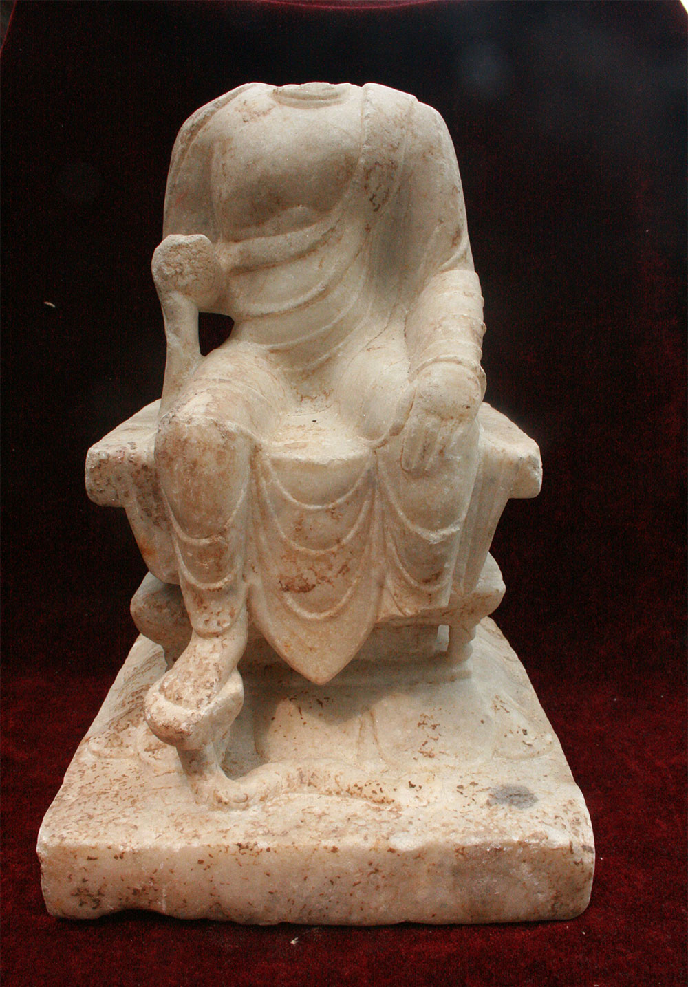 修德寺塔-地藏菩萨白石造像
